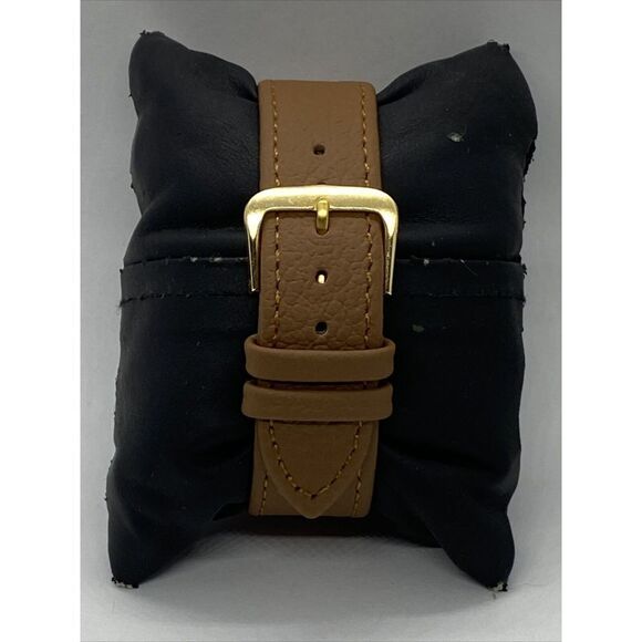 Michael Kors Runway MK-3178 Women's Brown Leather Analog Silver Dial Watch EY103 - Picture 6 of 12